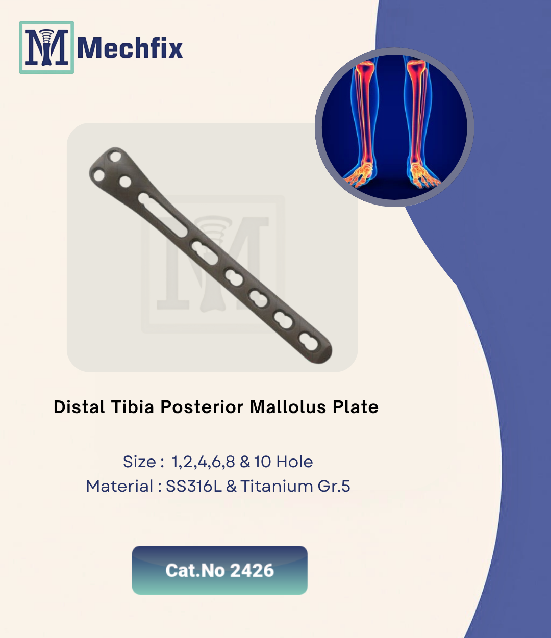17 Posterior Medial Proximal Tibia Locking Plate