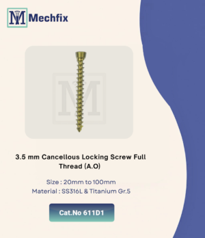 3.5 mm Cancellous Locking Screw (Full Thread)