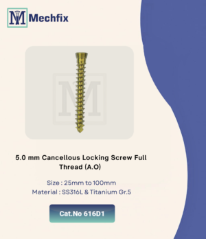 5.0 mm Cancellous Locking Screw (Full Thread)
